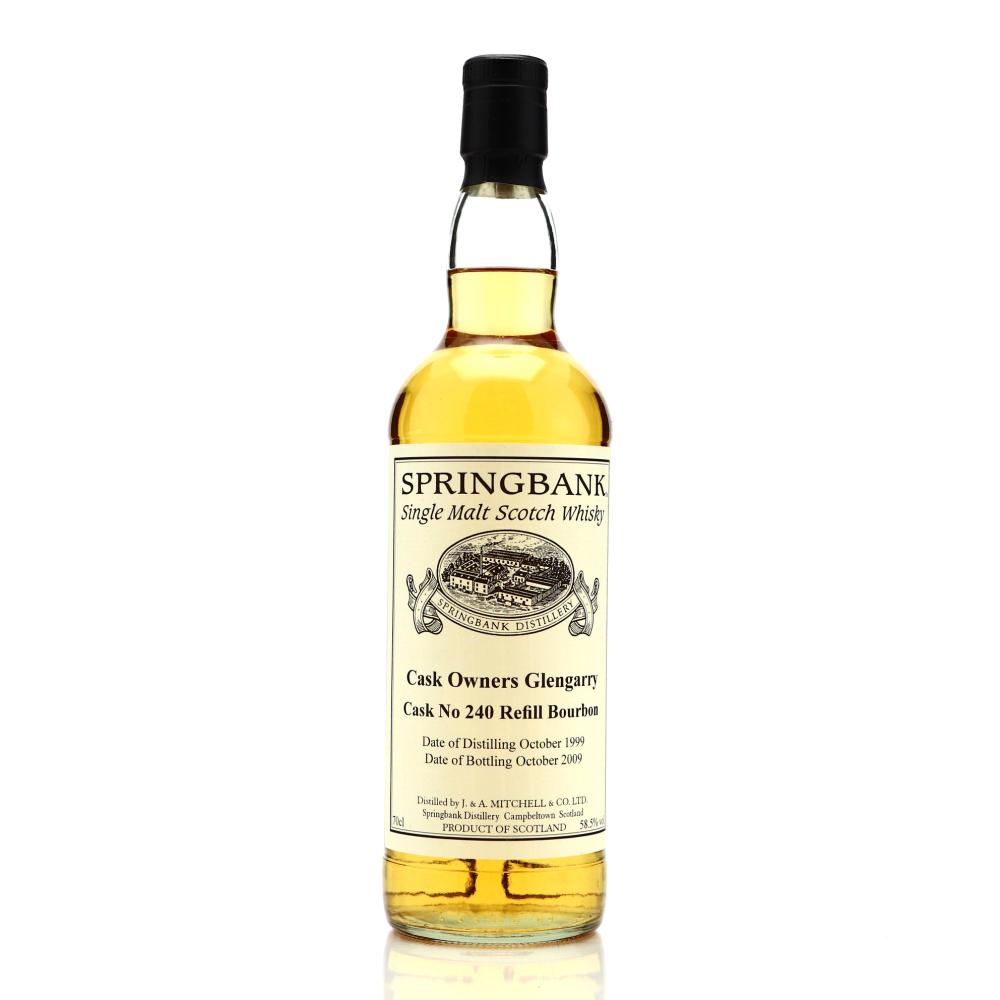 Springbank 1999 Private Bourbon Cask #240 / Glengarry