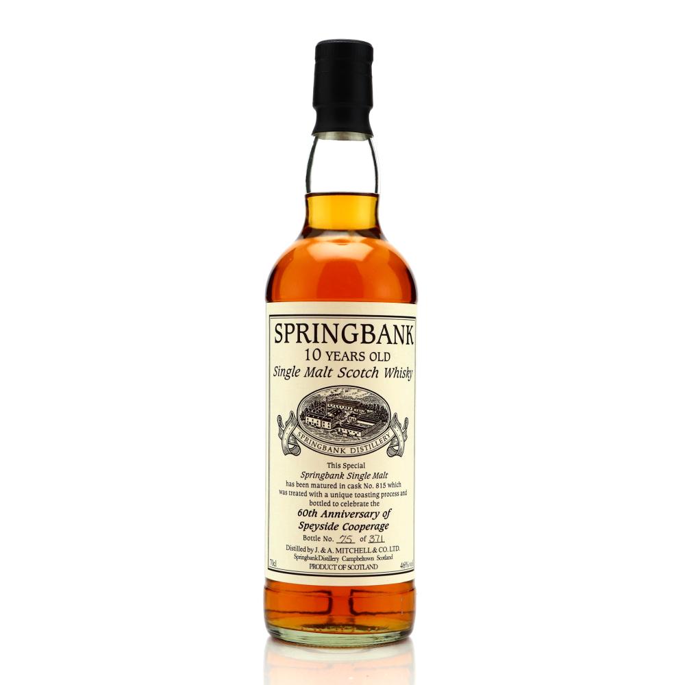 Springbank 10 Year Old 60th Anniversary of Speyside Cooperage