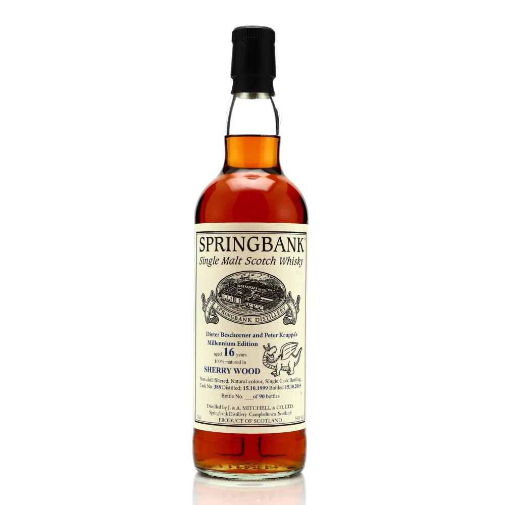 Springbank 1999 Private Cask 16 Year Old / Millennium Edition