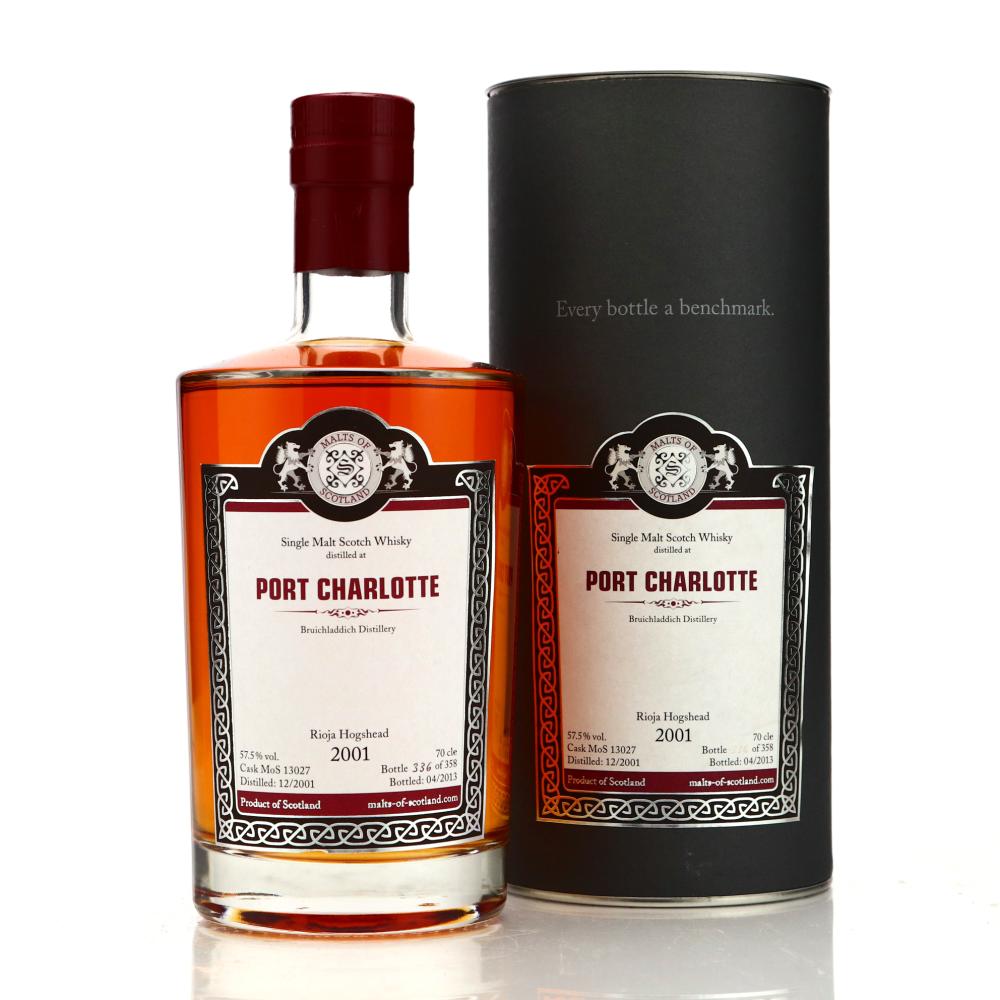 Port Charlotte 2001 Malts of Scotland Rioja Hogshead