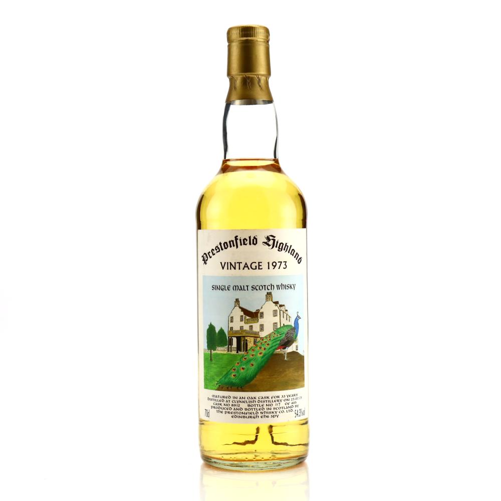 Clynelish 1973 Prestonfield House 33 Year Old / 1st Bottling