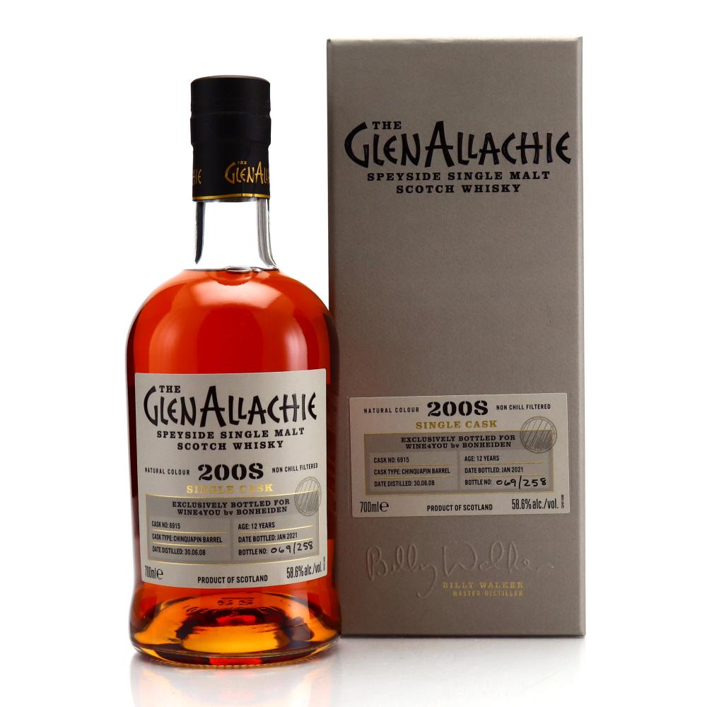 Glenallachie 2008 Single Chinquapin Cask 12 Year Old #6915 / Bonheiden