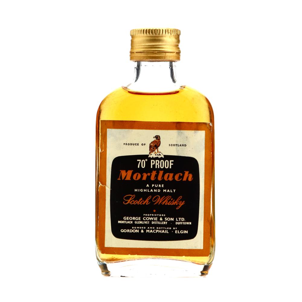 Mortlach Gordon and MacPhail 70 Proof Miniature
