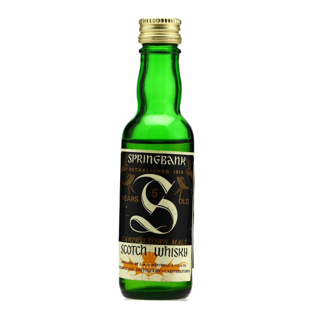 Springbank 5 Year Old Miniature 1960s / A Sutti Import