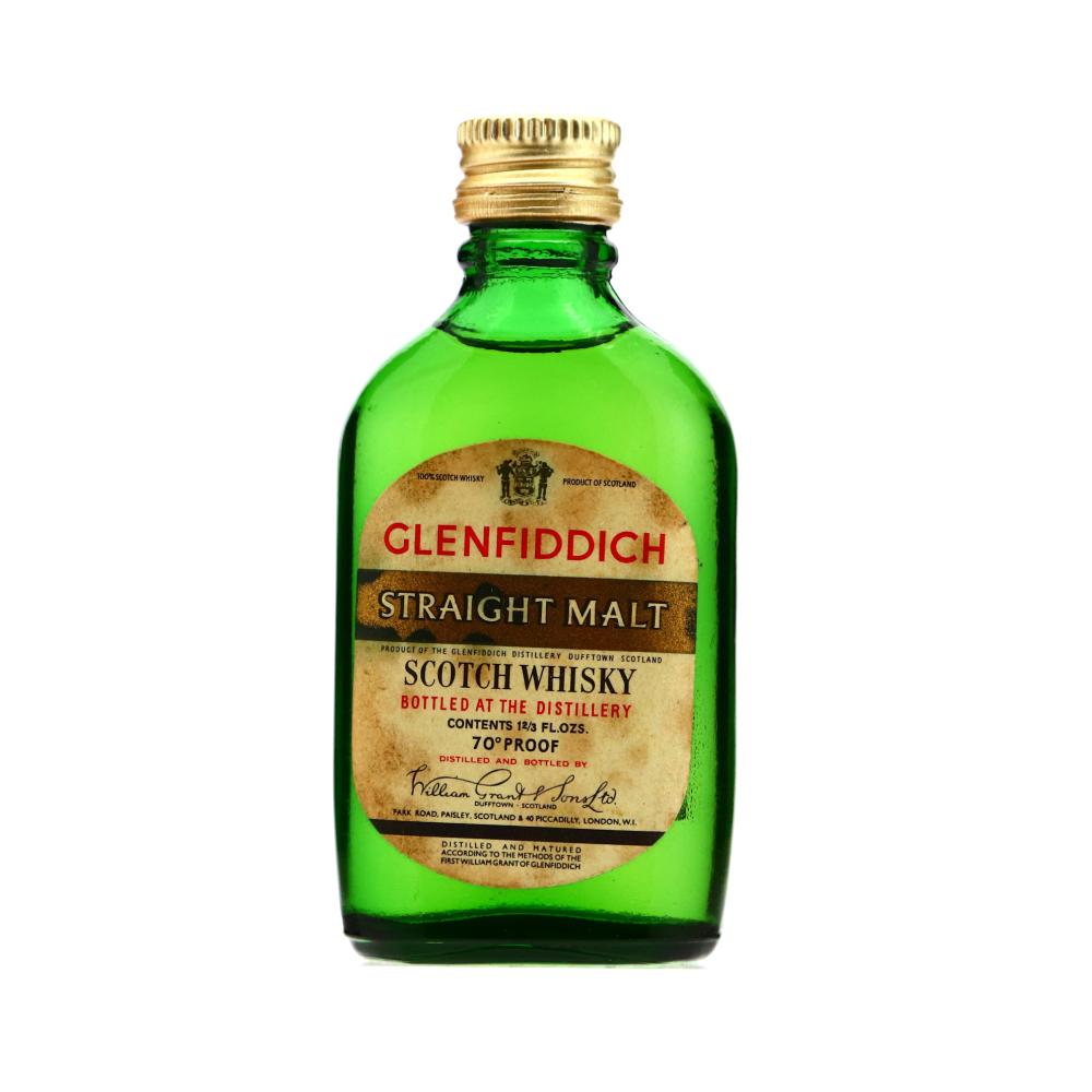 Glenfiddich Straight Malt Miniature 1970s