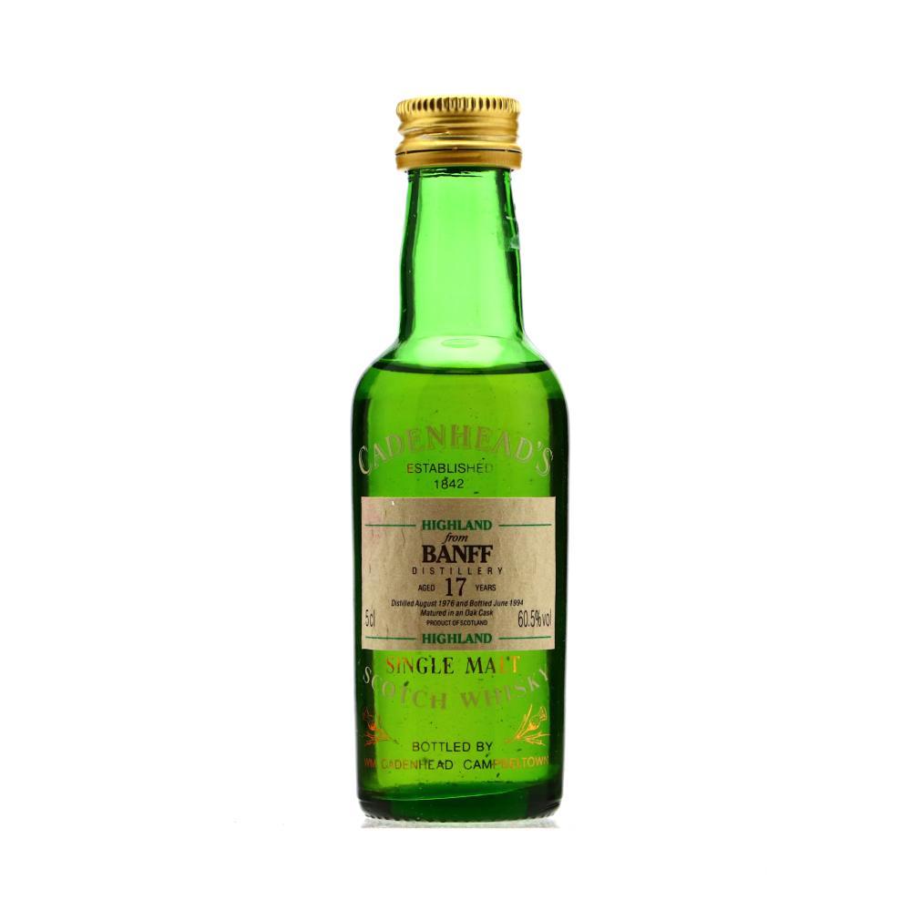 Banff 1976 Cadenhead's 17 Year Old Miniature