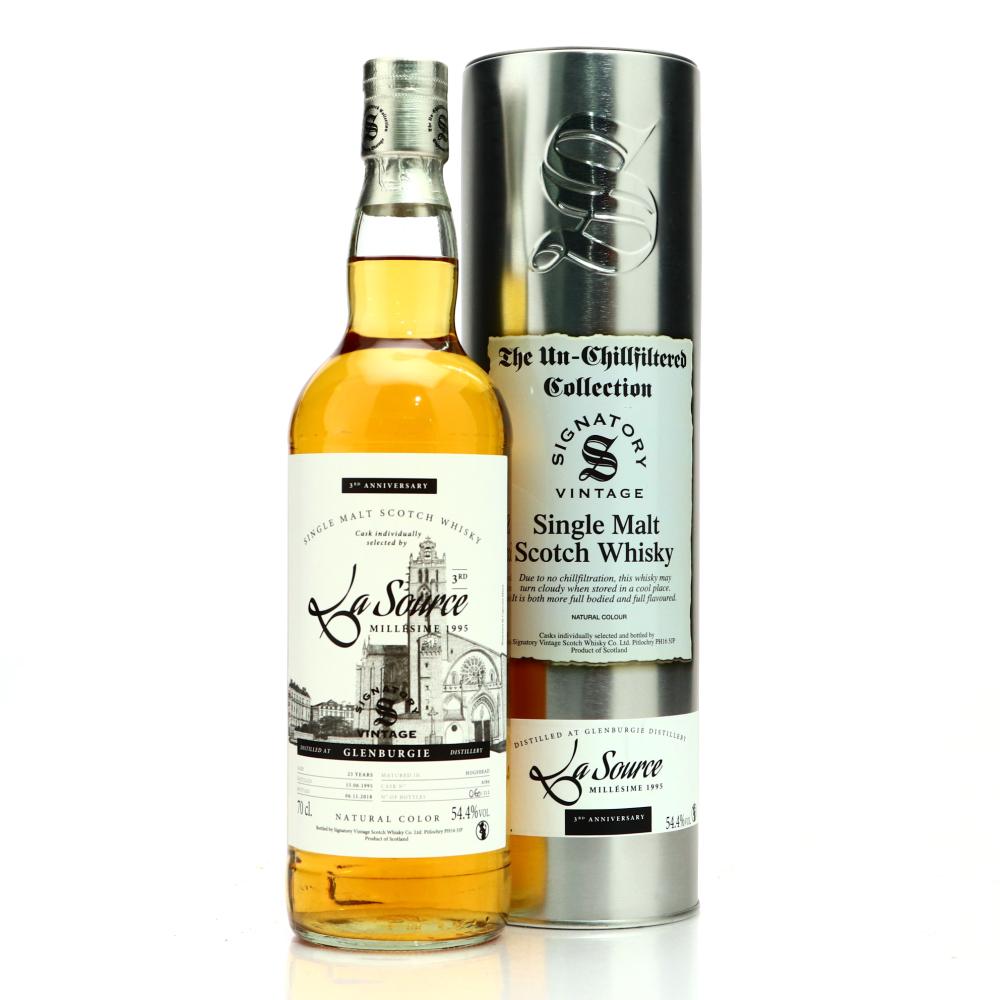 Glenburgie 1995 Signatory Vintage 23 Year Old / La Source 3rd Anniversary