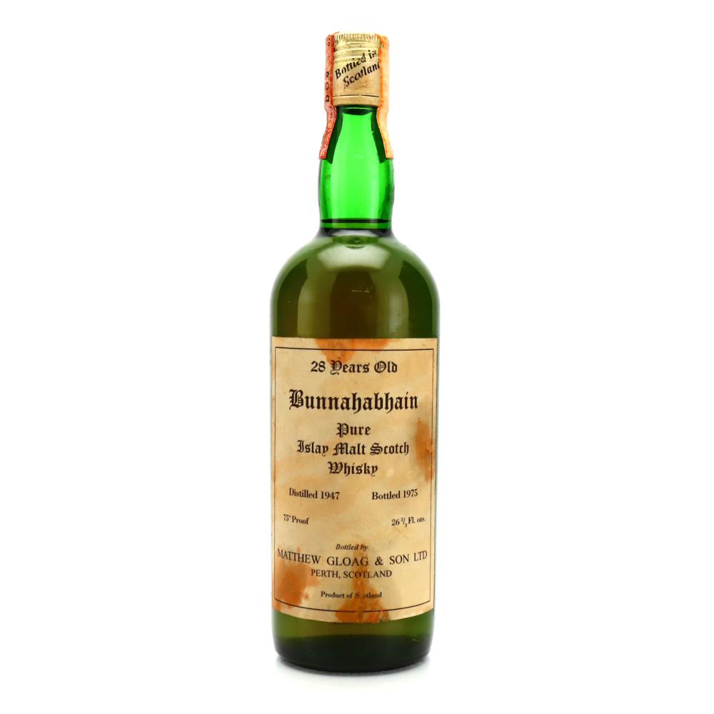 Bunnahabhain 1947 Matthew Gloag and Son 28 Year Old