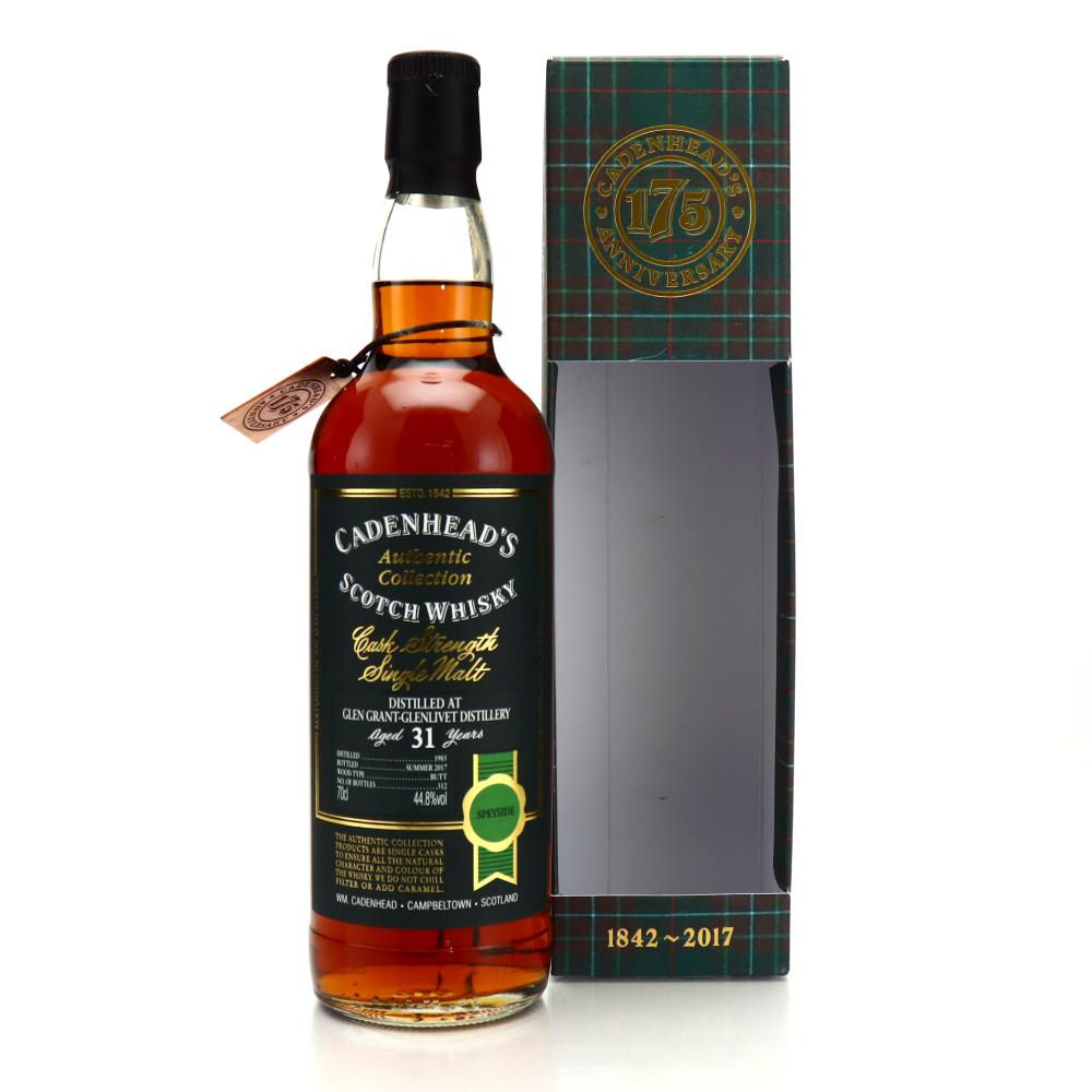 Glen Grant 1985 Cadenhead's 31 Year Old