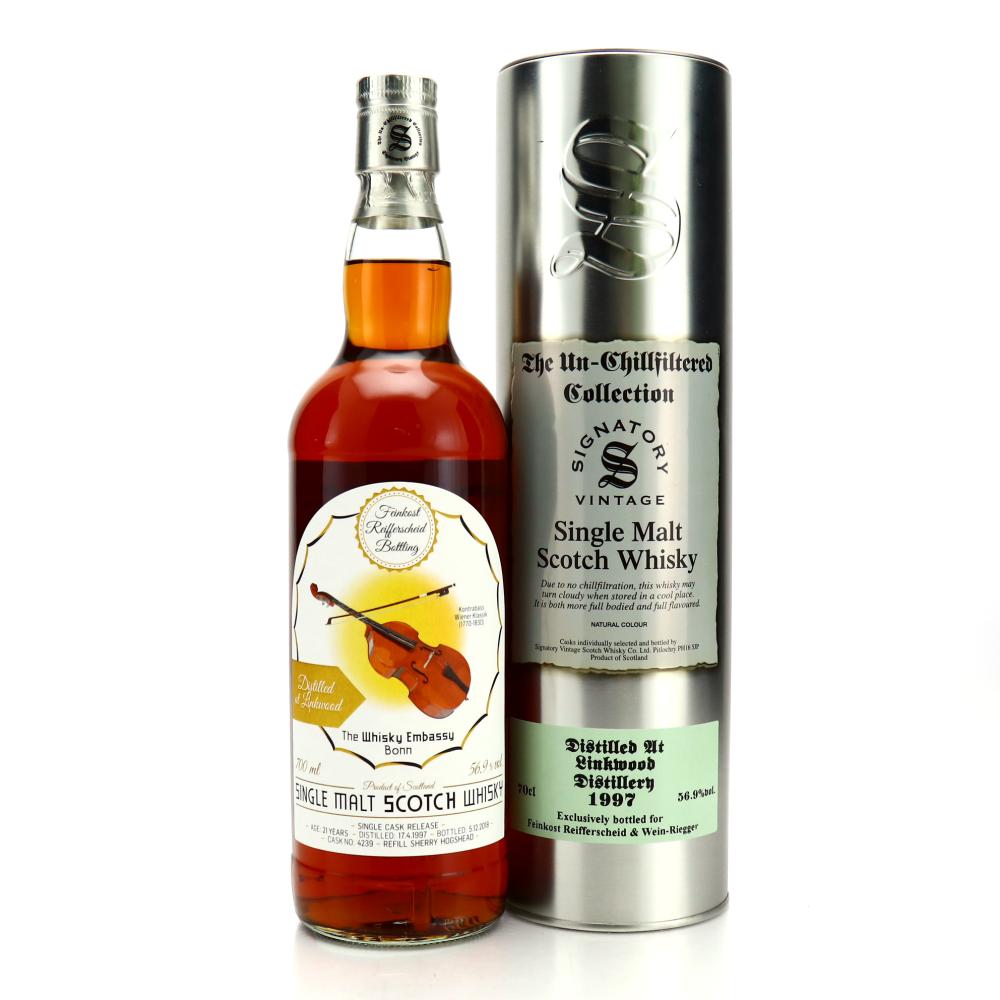 Linkwood 1997 Signatory Vintage 21 Year Old /  The Whisky Embassy