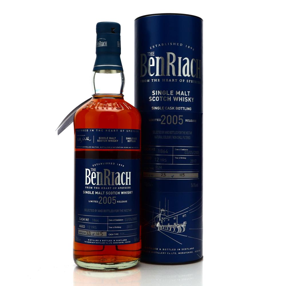 Benriach 2005 Single Rum Cask 12 Year Old #1864 / The Nectar