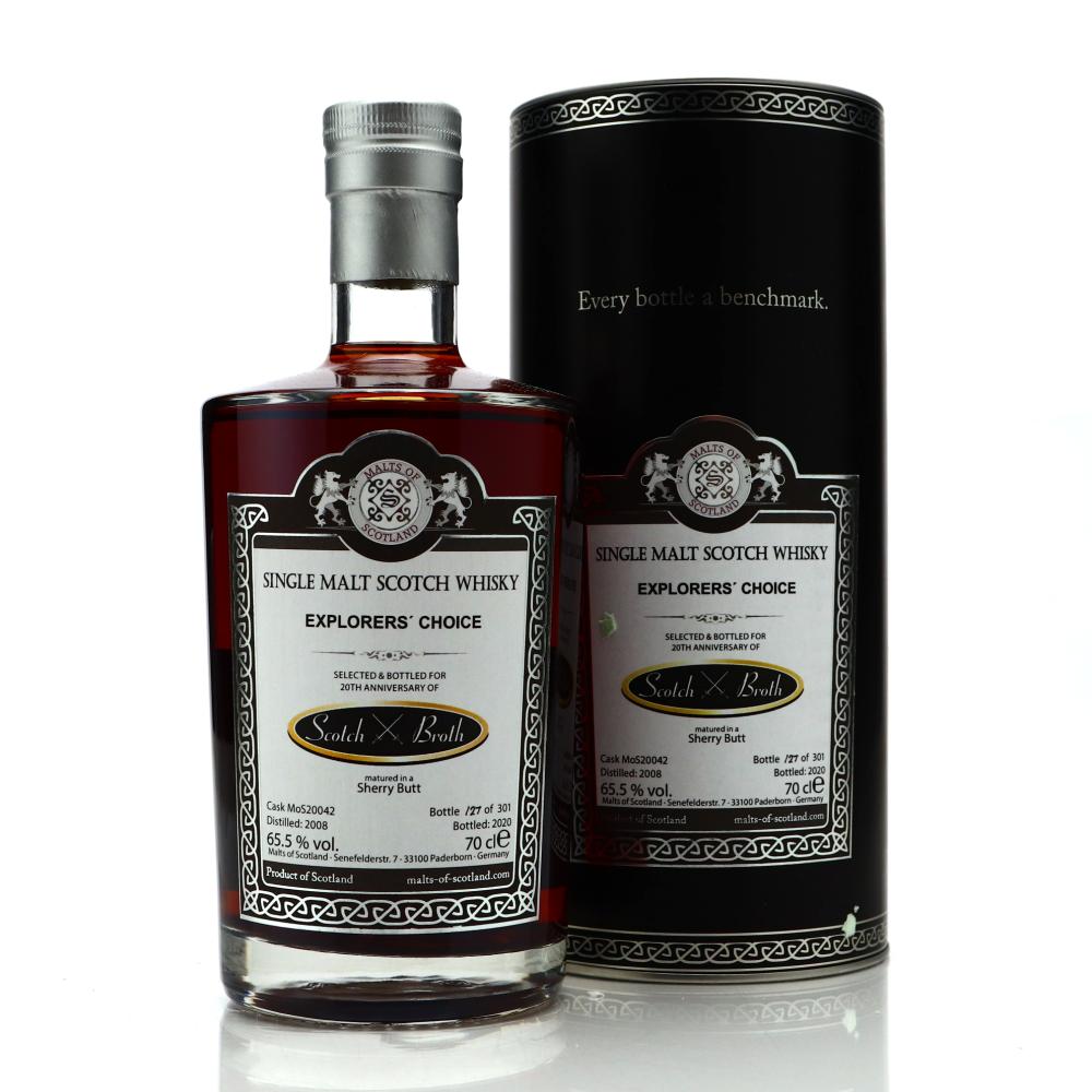 Speyside Single Malt 2008 Malts of Scotland Explorers' Choice / Scotch Broth 20th Anniversary