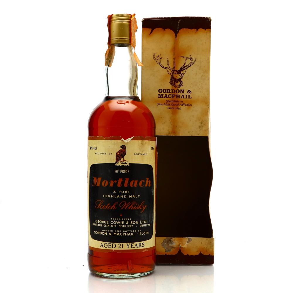 Mortlach 21 Year Old Gordon and MacPhail 1980s