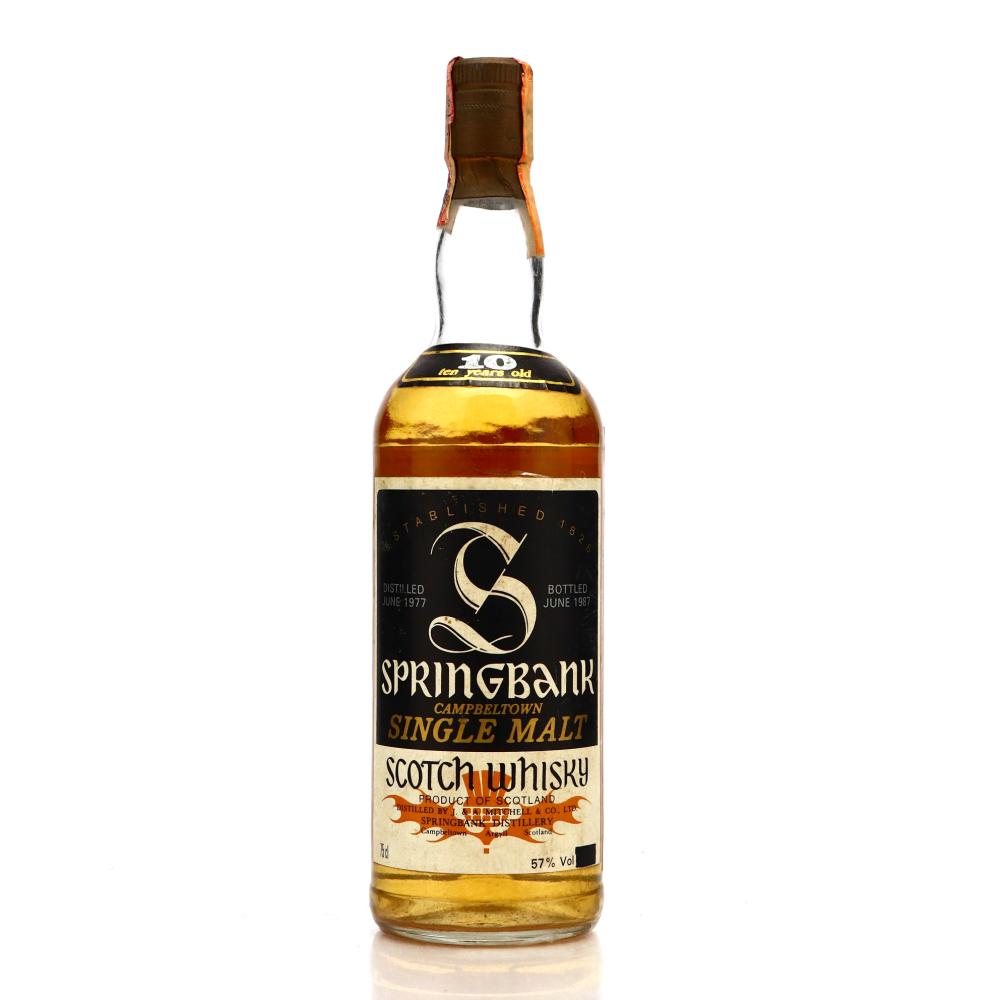 Springbank 1977 Cask Strength 10 Year Old / A Sutti Import