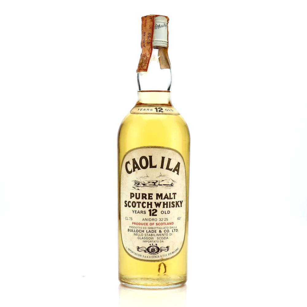 Caol Ila 12 Year Old Bulloch Lade 1970s