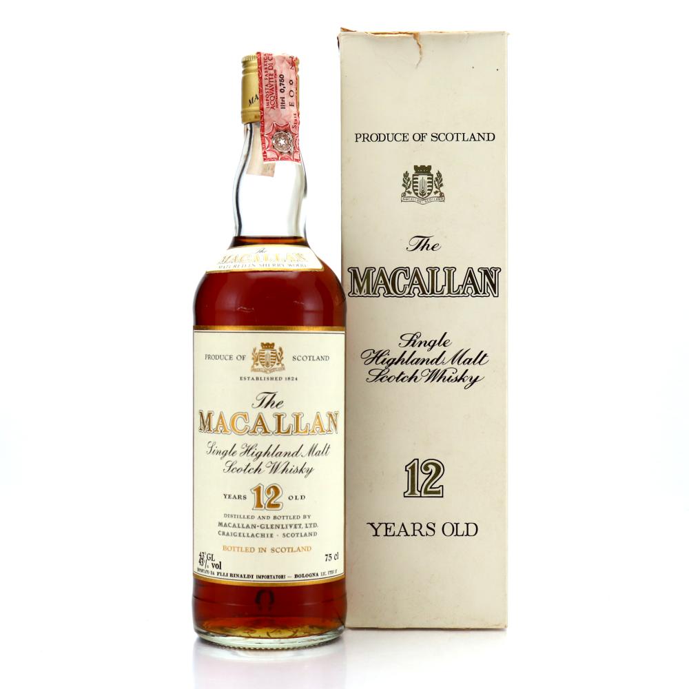 Macallan 12 Year Old 1980 / Rinaldi Import