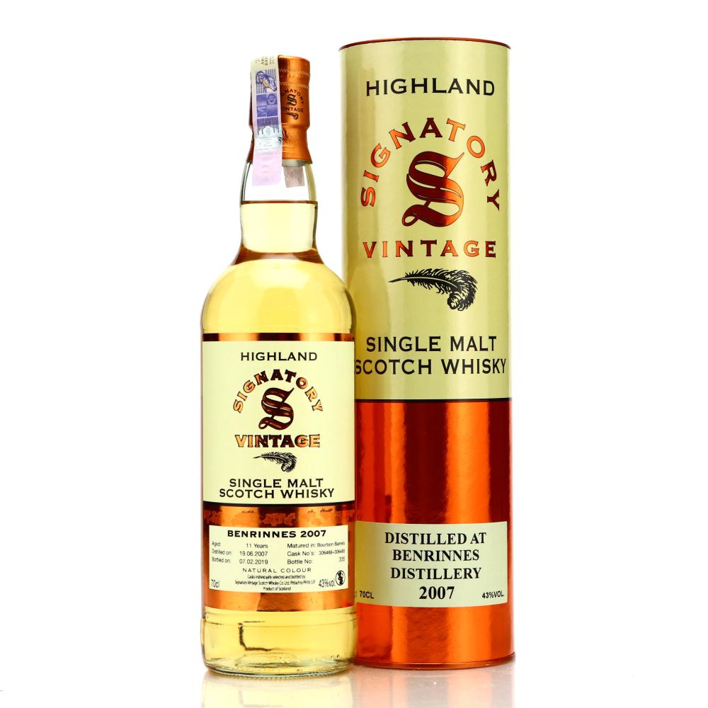 Benrinnes 2007 Signatory Vintage 11 Year Old