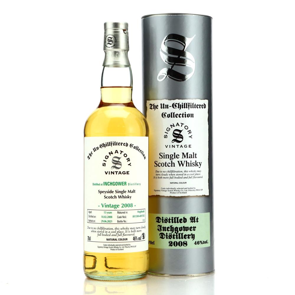 Inchgower 2008 Signatory Vintage 13 Year Old