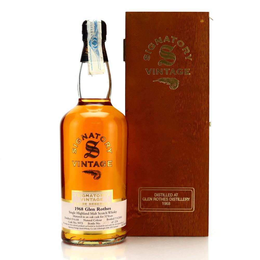 Glenrothes 1968 Signatory Vintage 32 Year Old Rare Reserve
