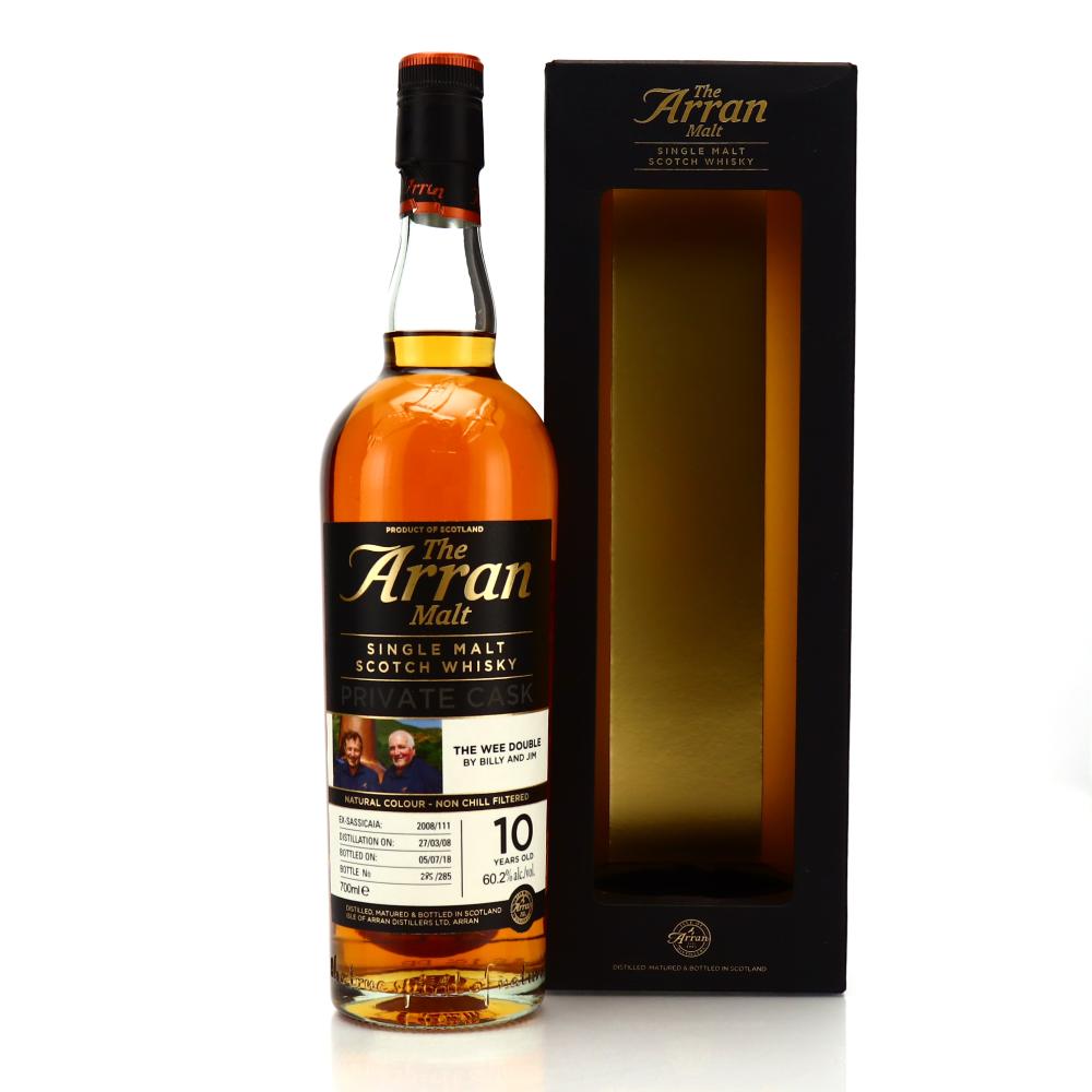 Arran 2008 Single Sassicaia Cask 10 Year Old #111 / The Wee Double