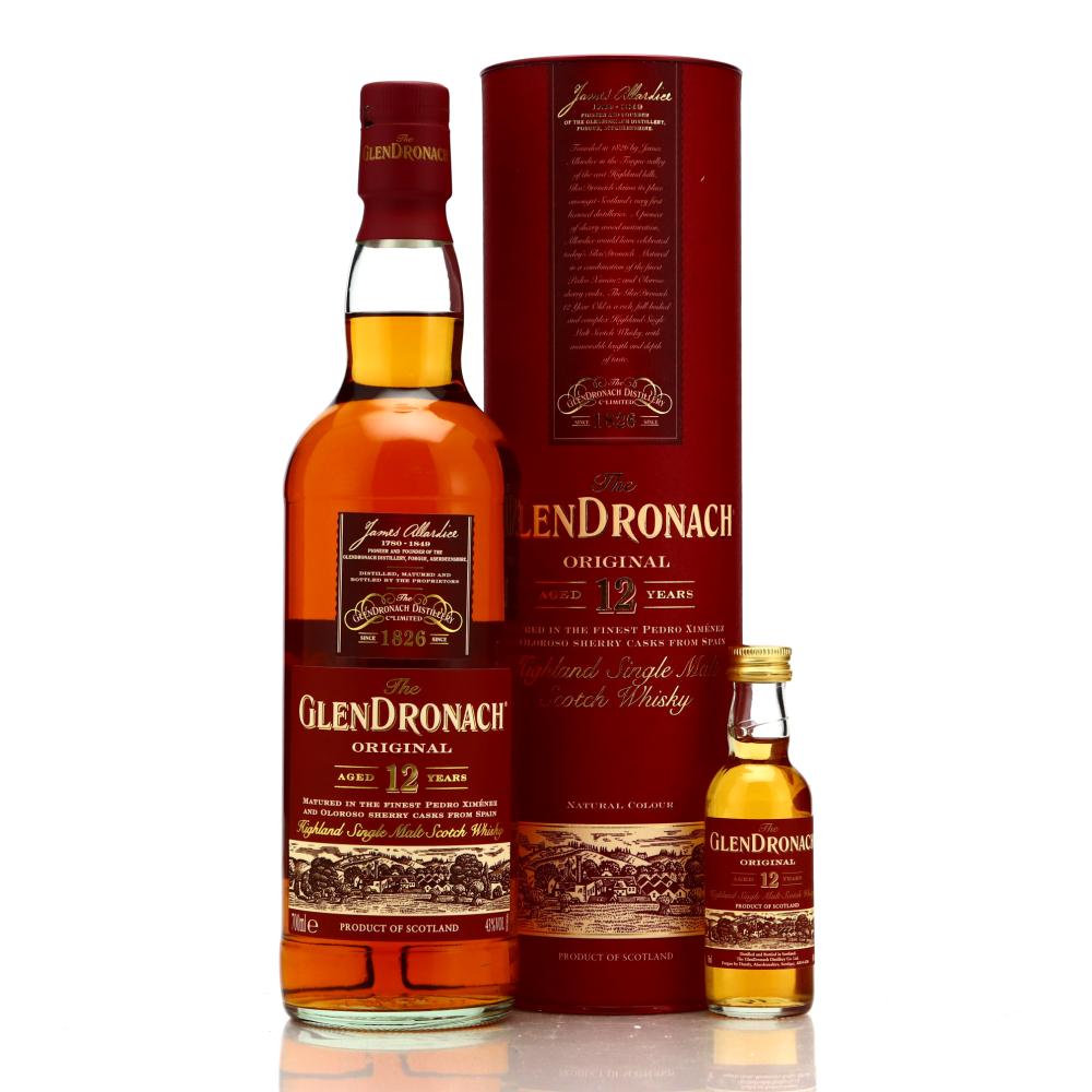 Glendronach 12 Year Old Original with Miniature