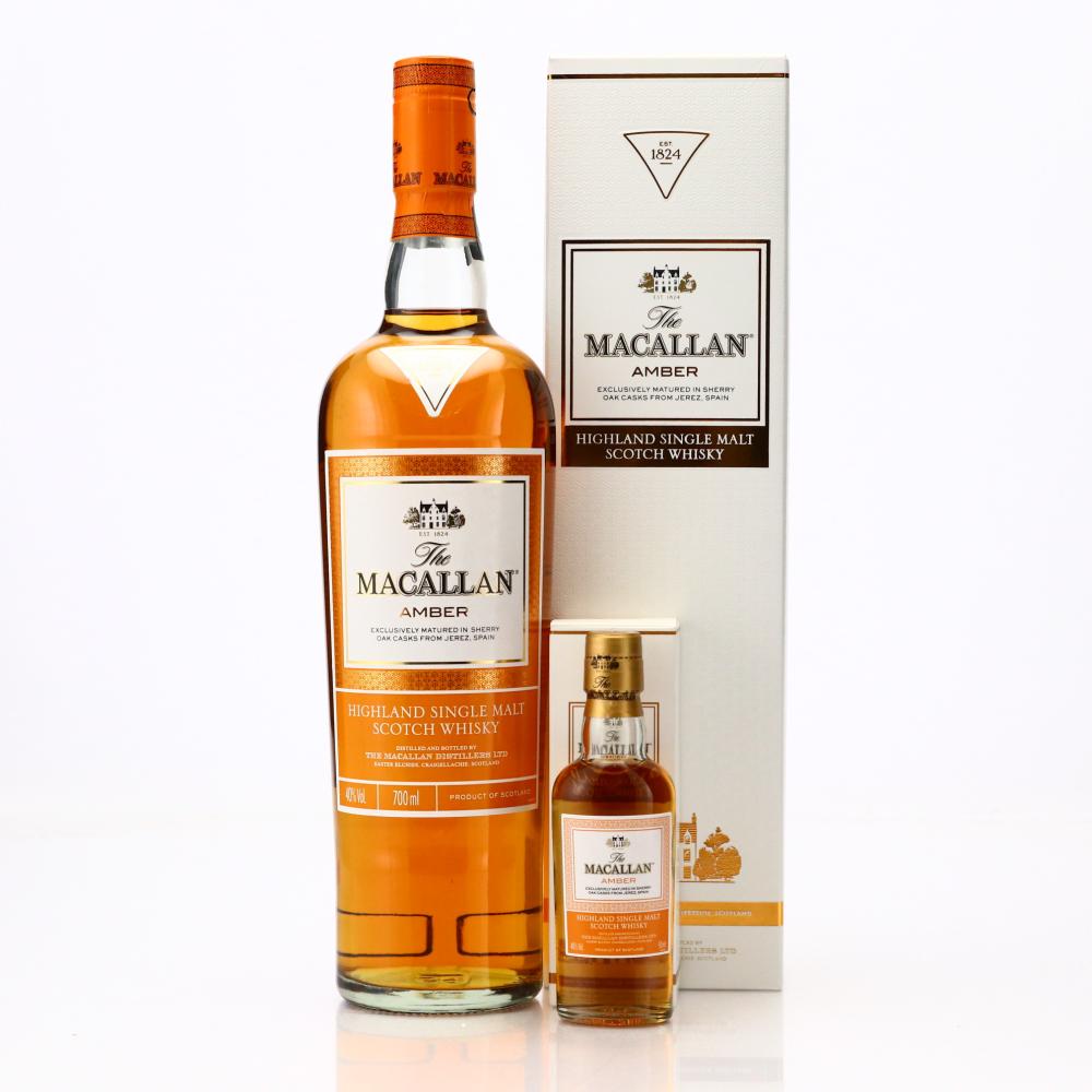 Macallan Amber with Miniature