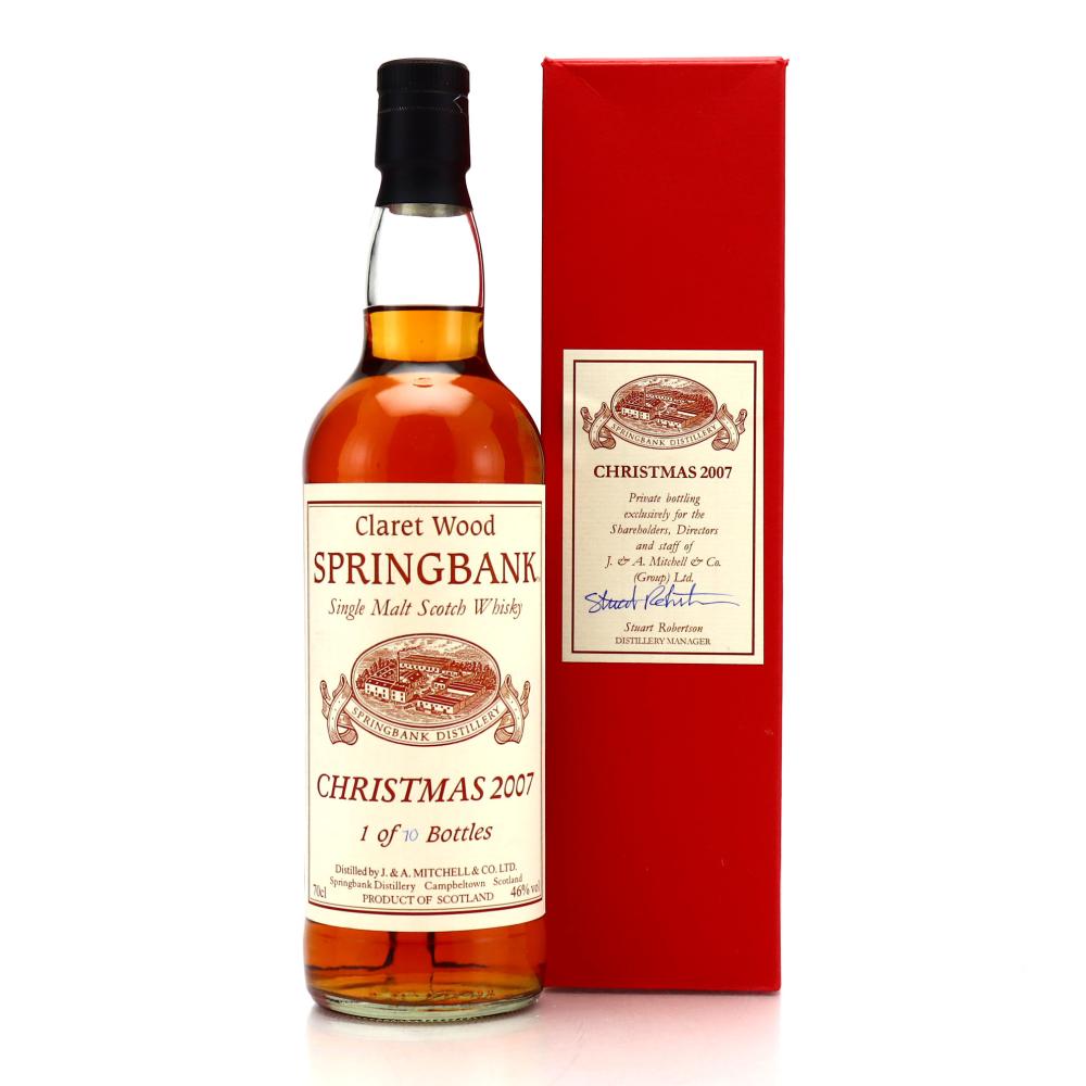 Springbank Claret Wood Christmas 2007