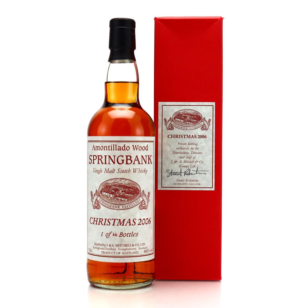 Springbank Amontillado Wood Christmas 2006