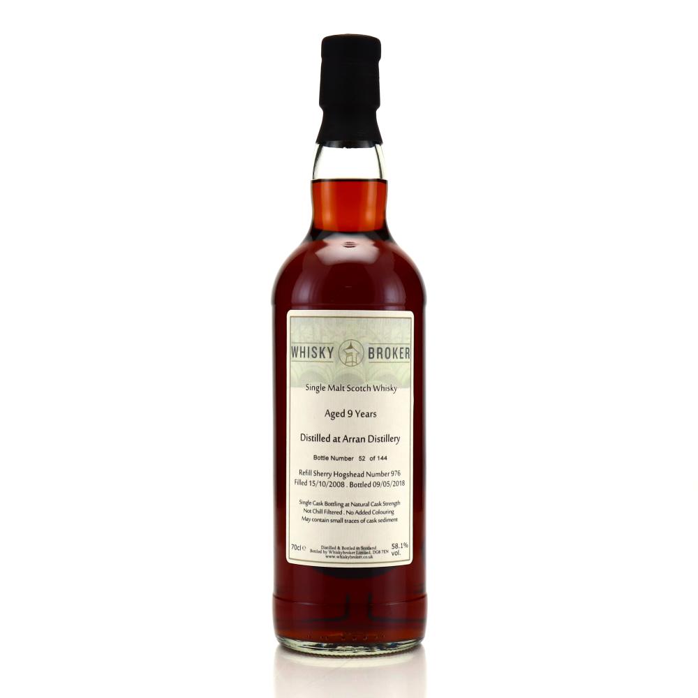 Arran 2008 Whisky Broker 9 Year Old