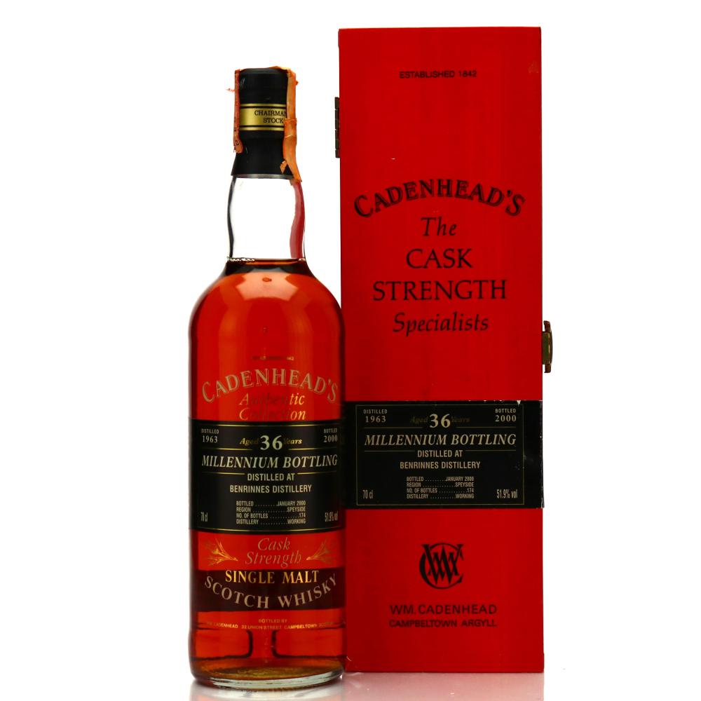 Benrinnes 1963 Cadenhead's 36 Year Old Millennium Bottling