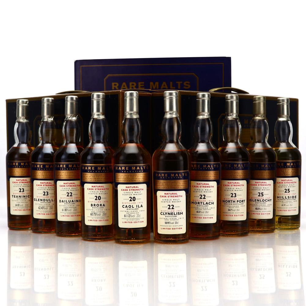 Rare Malt Selection 10 x 20cl / includes Book by Ulf Buxrud