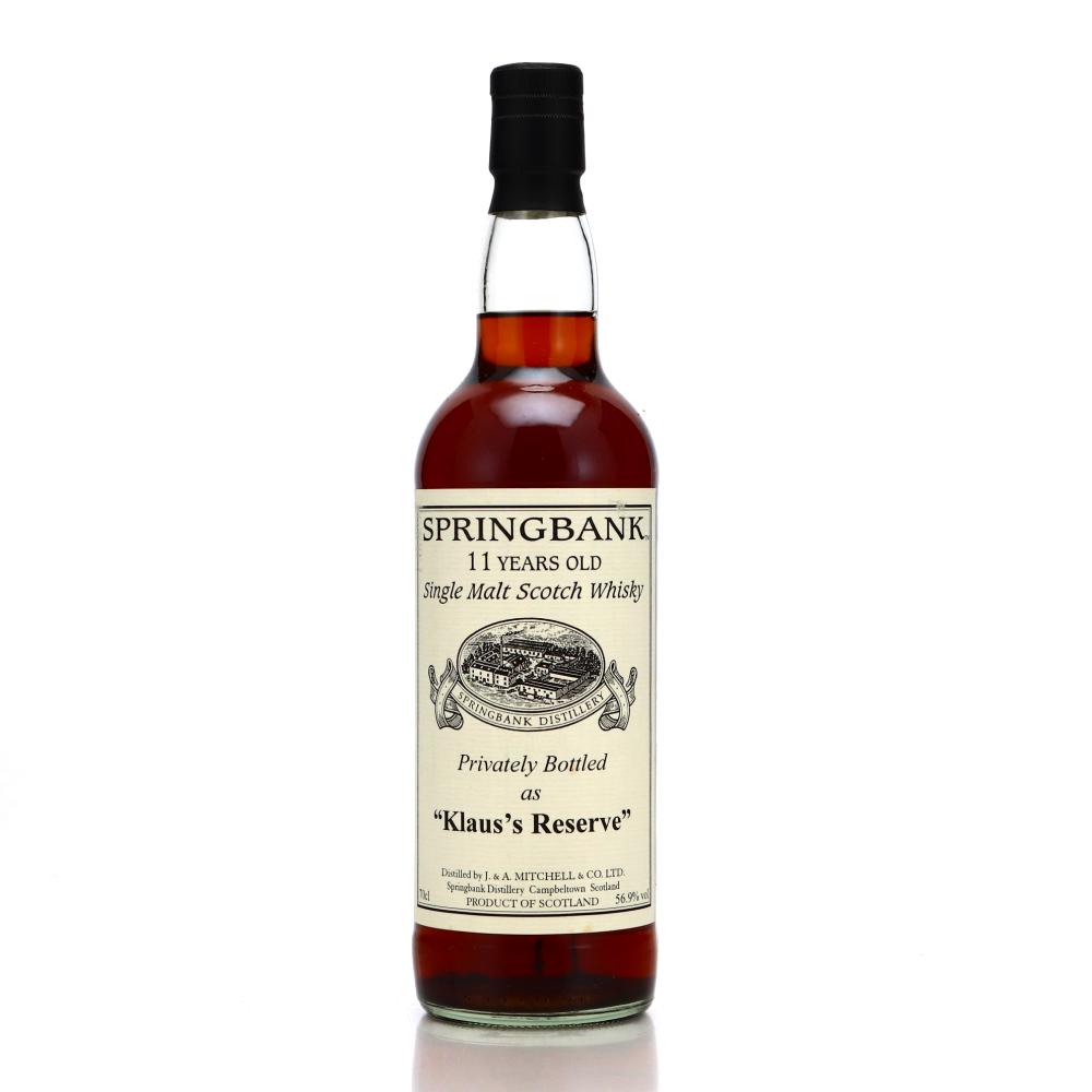 Springbank 11 Year Old Private Cask / Klau's Reserve