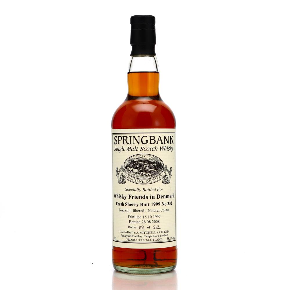 Springbank 1999 Private Sherry Cask #332 / Whisky Friends in Denmark