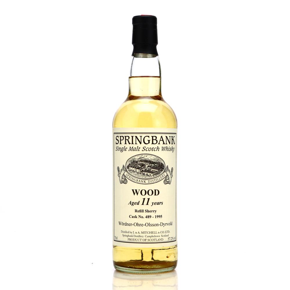 Springbank 1995 Private Sherry Cask 11 Year Old #489 / Wördner-Ohre-Olsson-Dyrvold