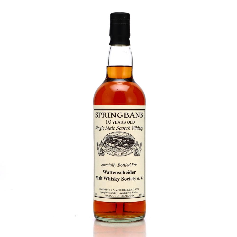Springbank 10 Year Old Private Cask / Wattenscheider Malt Whisky Society e. V.