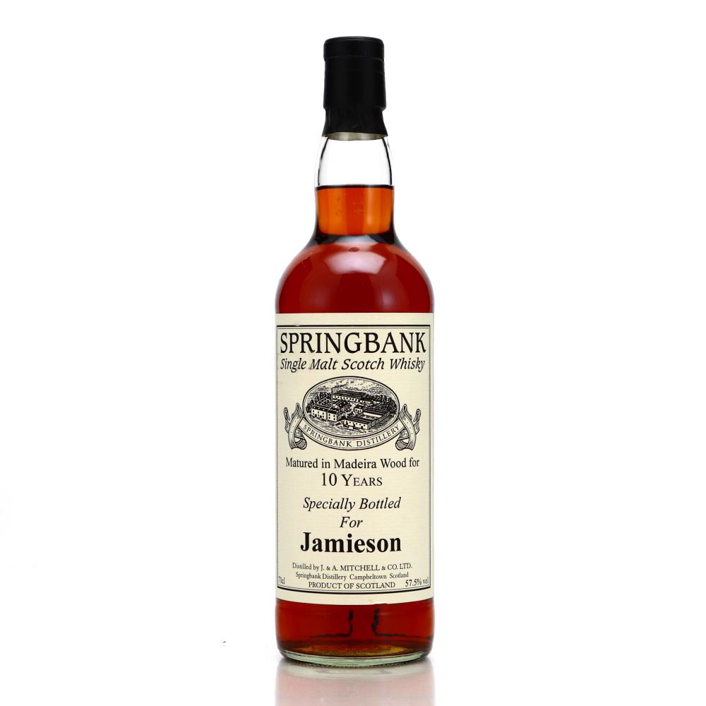 Springbank 10 Year Old Private Madeira Cask / Jamieson