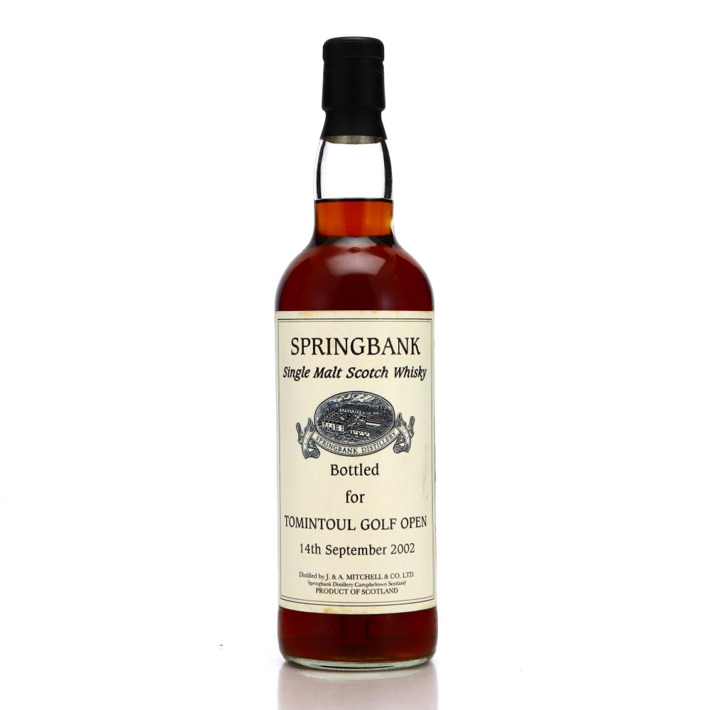 Springbank Private Cask / Tomintoul Golf Open 2002 - Signed