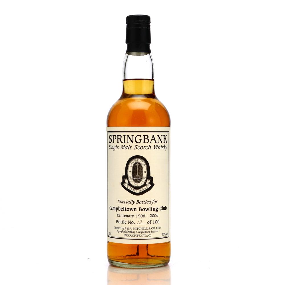 Springbank Private Cask / Campbeltown Bowling Club Centenary
