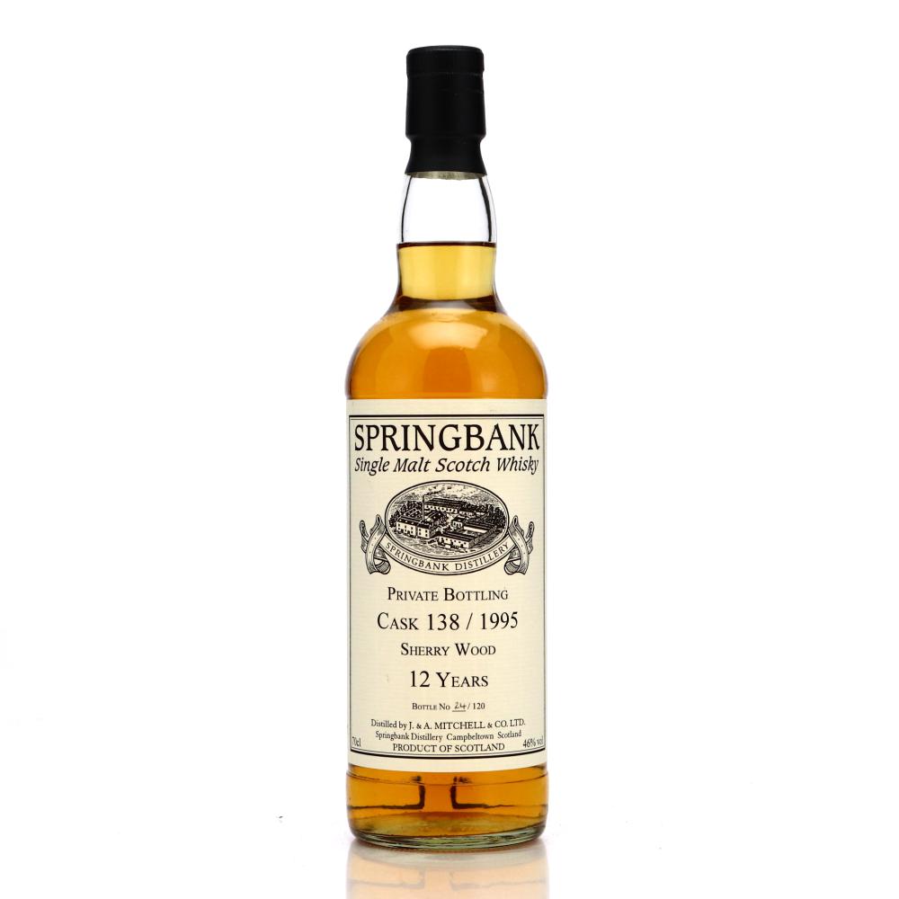 Springbank 1995 Private Sherry Cask 12 Year Old #138
