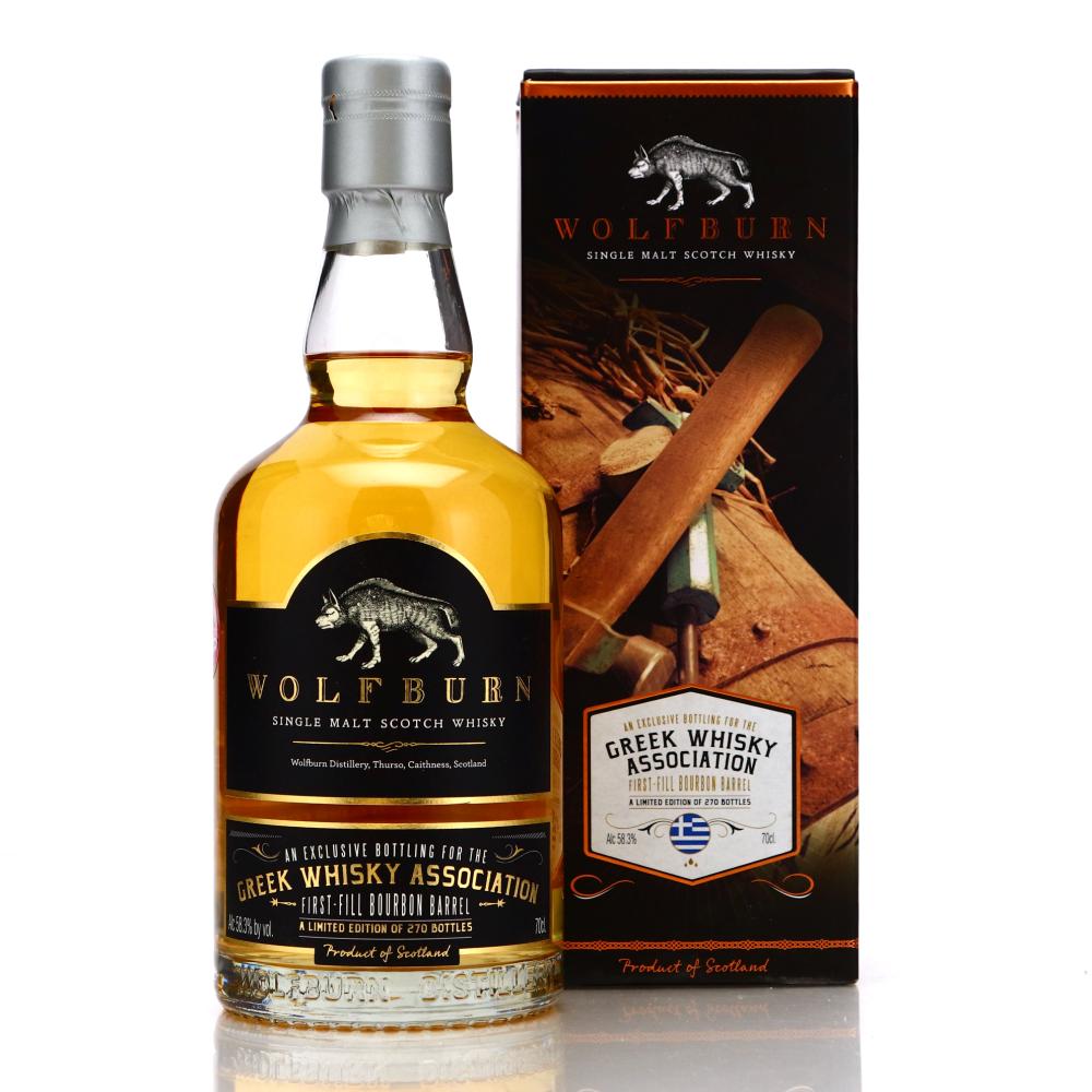 Wolfburn 2015 Single Bourbon Cask #201 / Greek Whisky Association