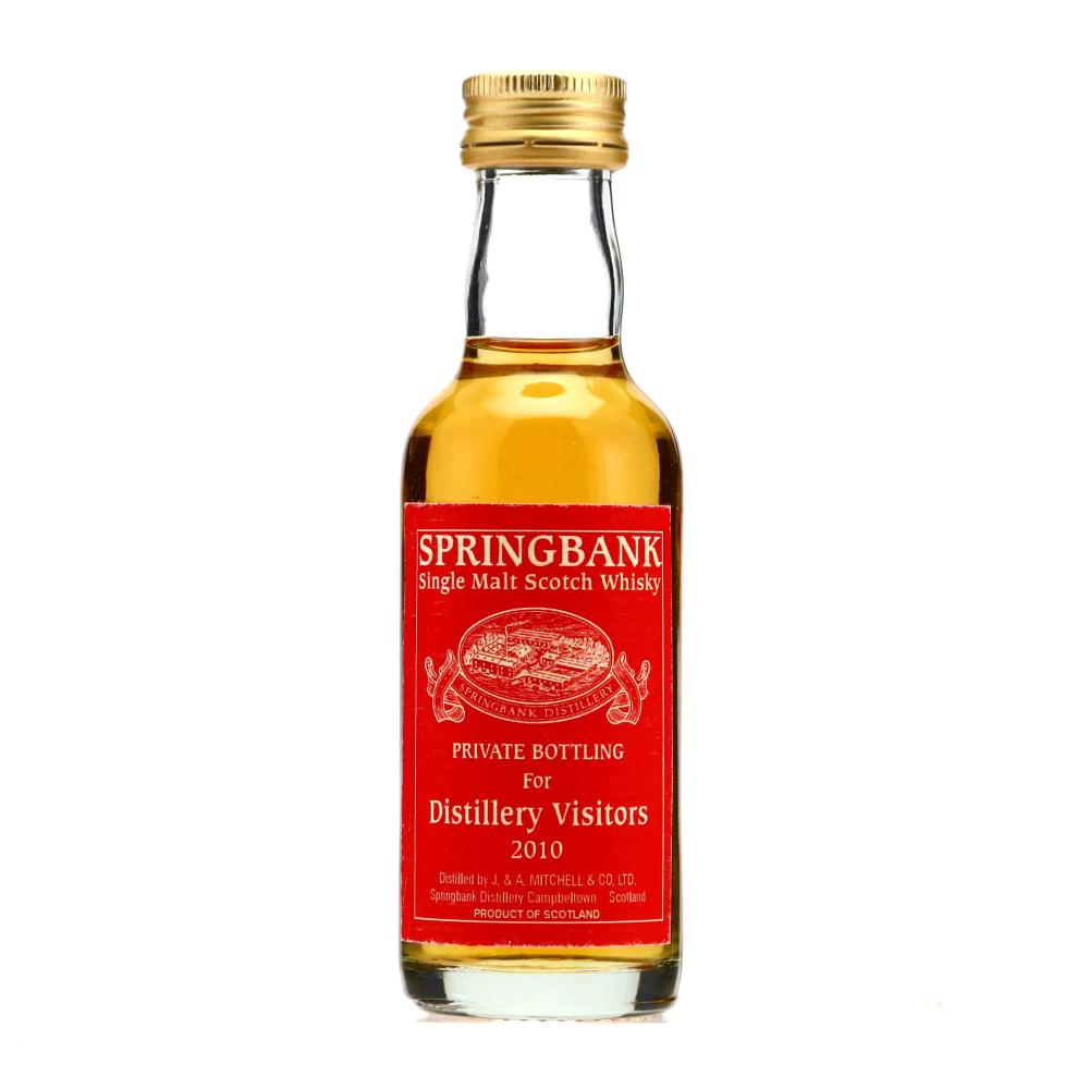 Springbank Private Bottle Distillery Visitors 2010 Miniature