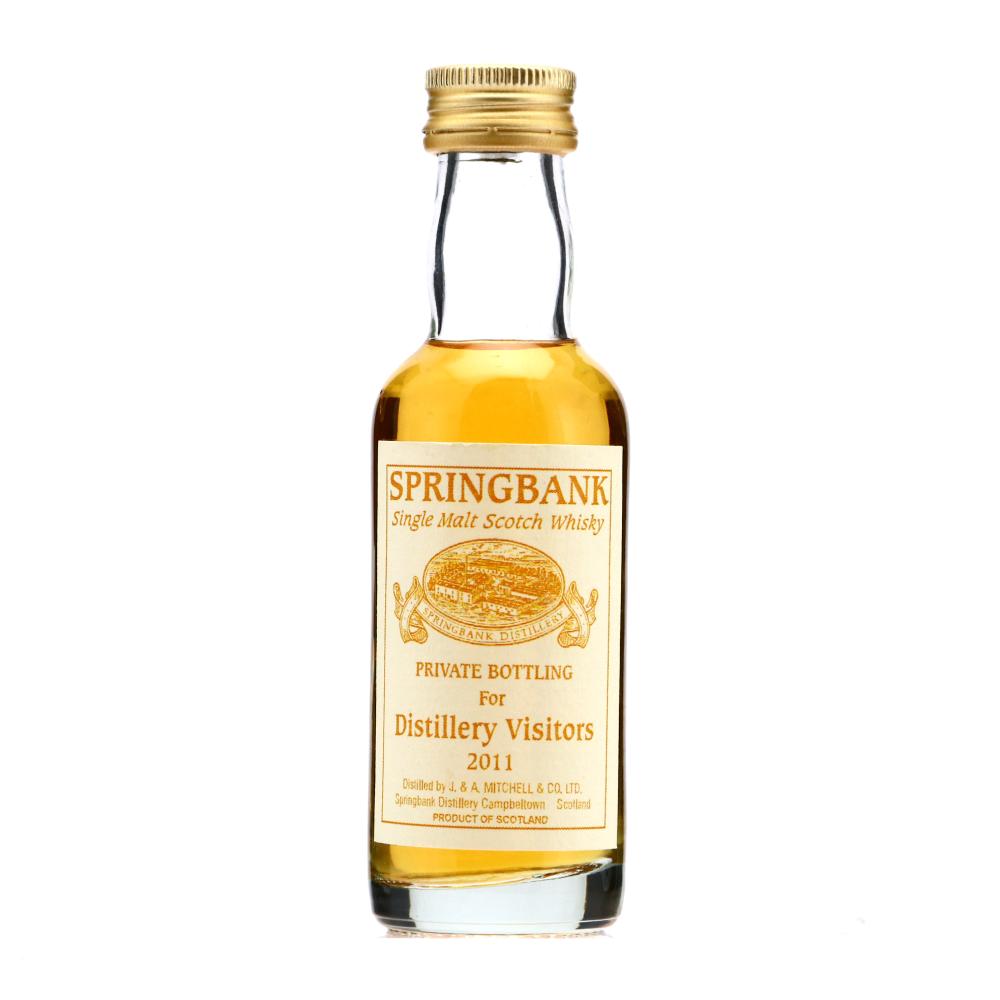 Springbank Private Bottle Distillery Visitors 2011 Miniature