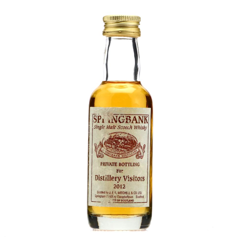 Springbank Private Bottle Distillery Visitors 2012 Miniature
