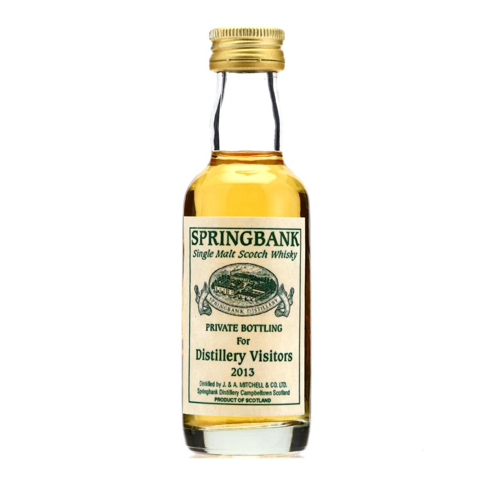 Springbank Private Bottle Distillery Visitors 2013 Miniature