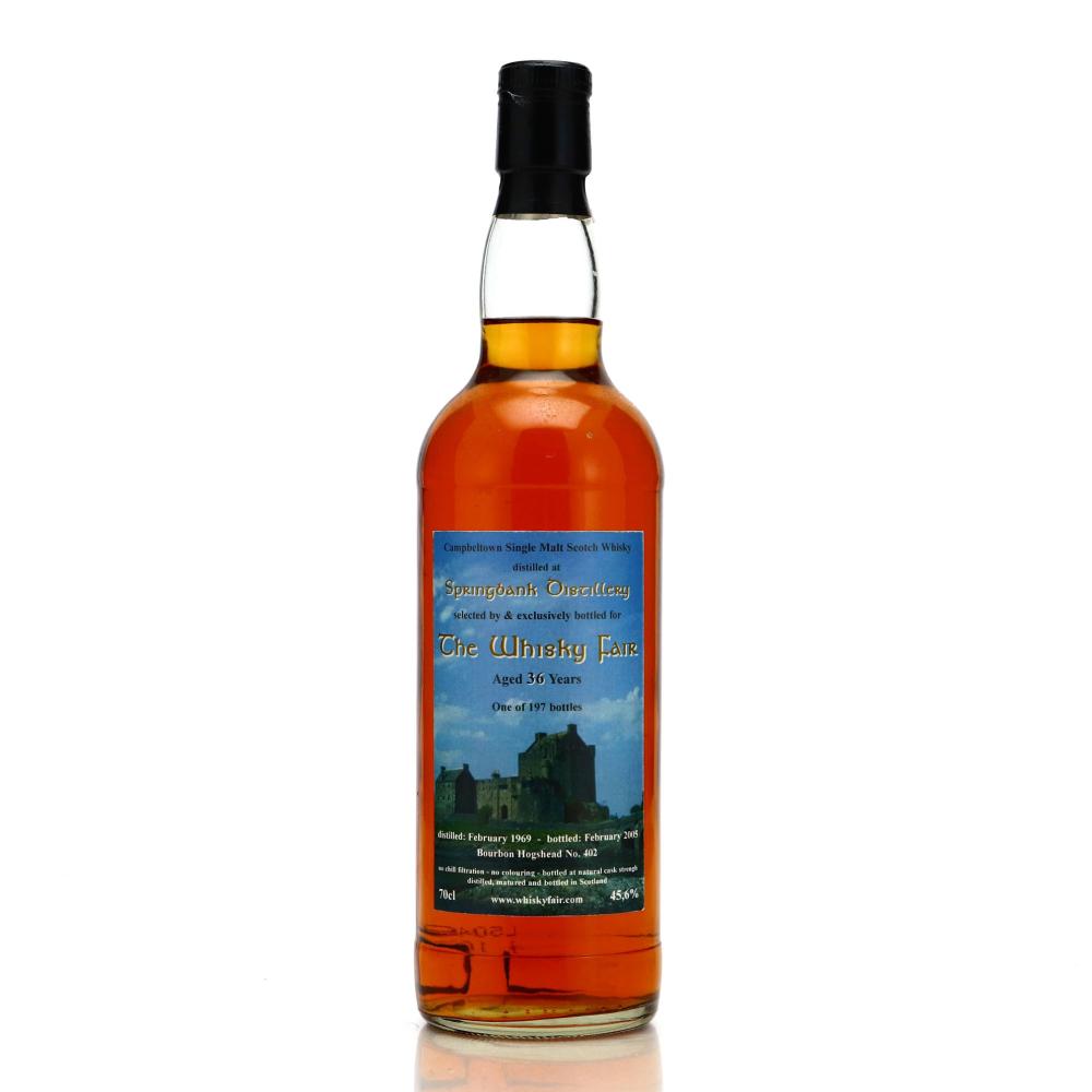 Springbank 1969 The Whisky Fair 36 Year Old