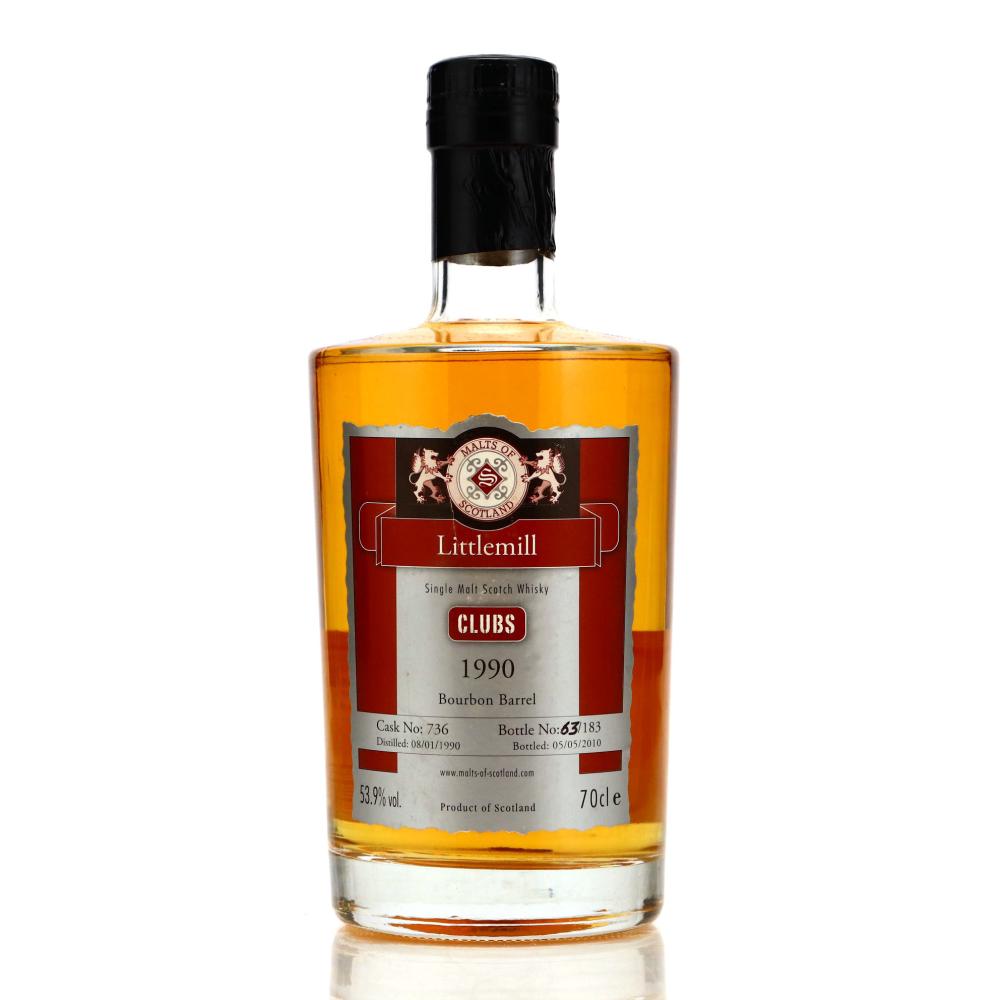 Littlemill 1990 Malts of Scotland Bourbon Barrel / Fulldram