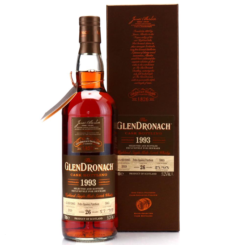 Glendronach 1993 Single PX Cask 26 Year Old #5965 / Denmark