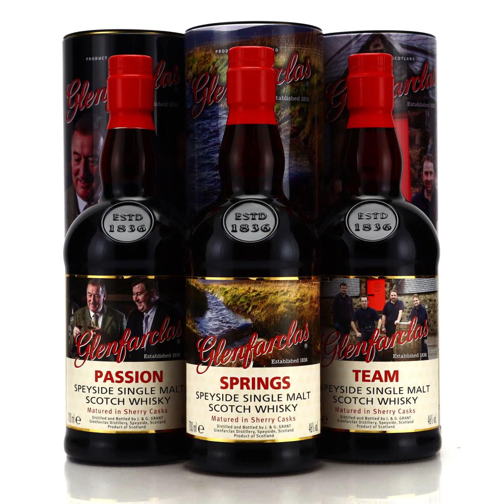 Glenfarclas The Legend of Speyside Trilogy 3 x 70cl