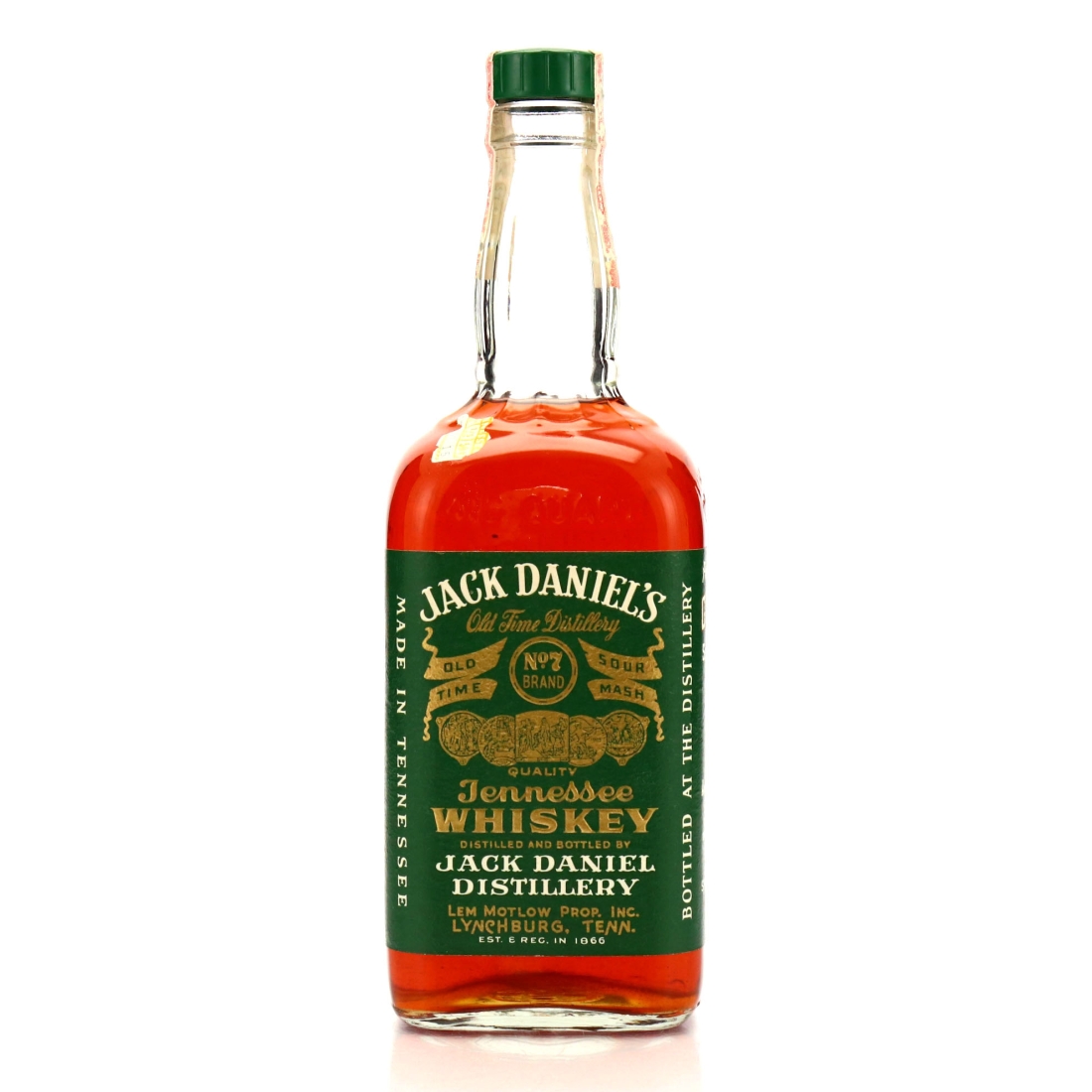 Jack Daniel's Old No.7 Green Label 90 Proof 1986