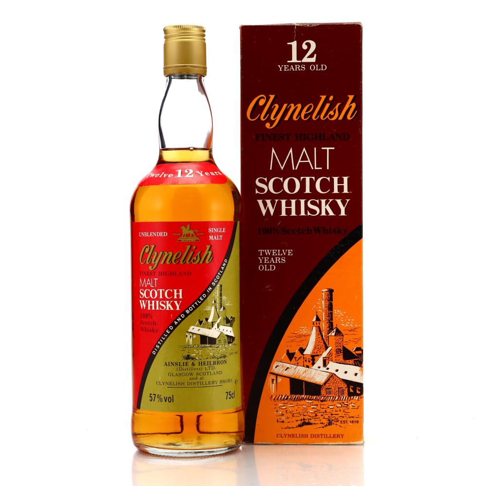 Clynelish 12 Year Old Ainslie and Heilbron 57% early 1980s